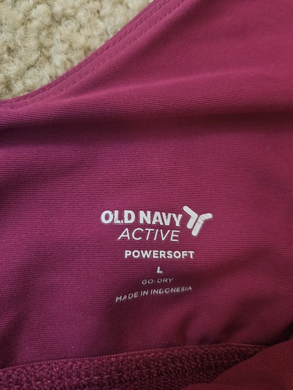 Old Navy Active Powersoft Women’s Magenta Athletic Dress with Shorts Large L - Picture 9 of 11